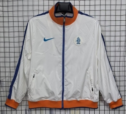 2026 Netherlands white windbreaker jacket S-XXL